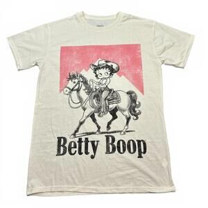 Betty Boop Marlboro T Shirt Adult Size Medium Vintage Retro Style Graphic Tee